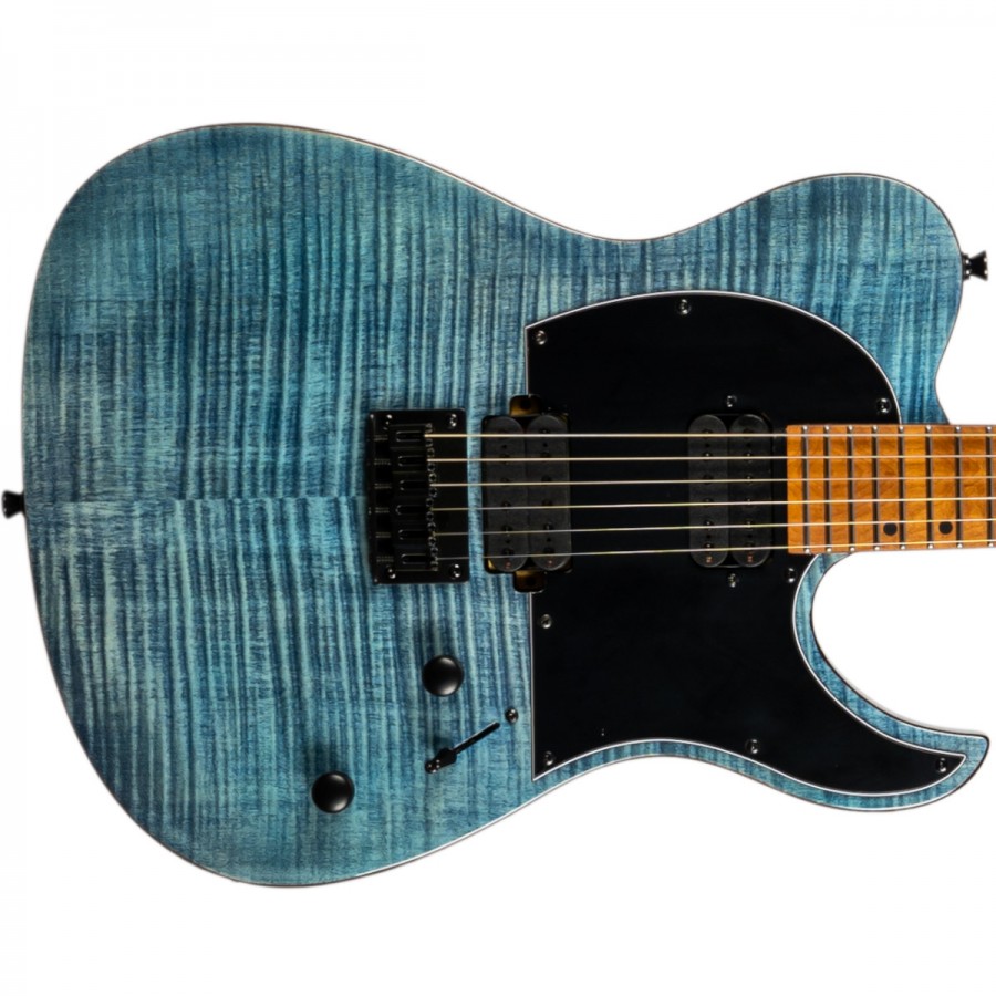 Spira Guitars T-450 TDB Flame Maple - Transparent Blue
